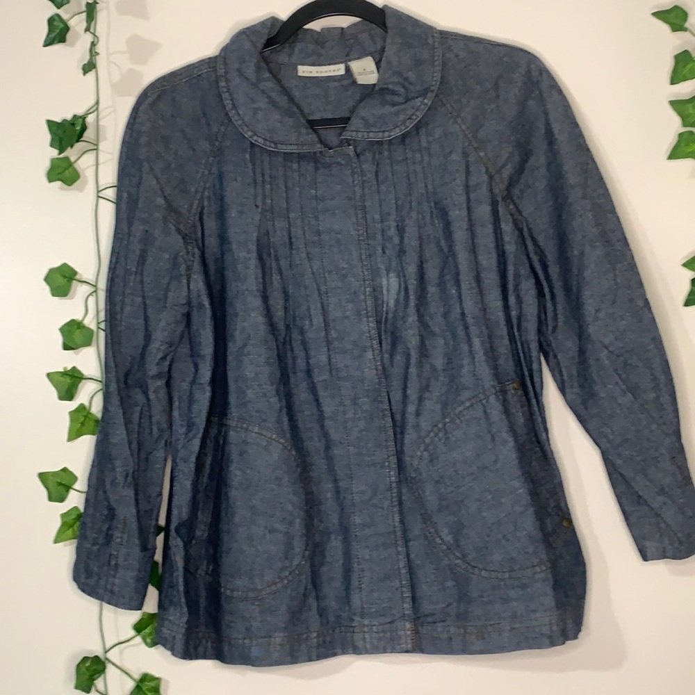 Jean blouse